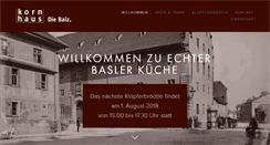 Desktop Screenshot of kornhaus-basel.ch